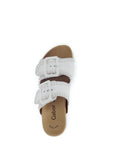 Two Buckle Slide - Creme