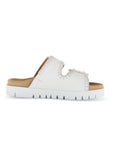 Two Buckle Slide - Creme
