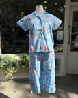 Quinn Short Sleeve Capri Pajamas