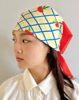 Apple Cat Cotton Silk Bandana