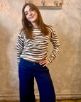Tiger Stripe Sweater - Oat