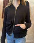 Patch Pocket Bomber - Black