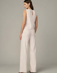 Clean Trouser - Beige Stripe