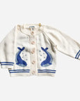 Cotton Whale Cardigan
