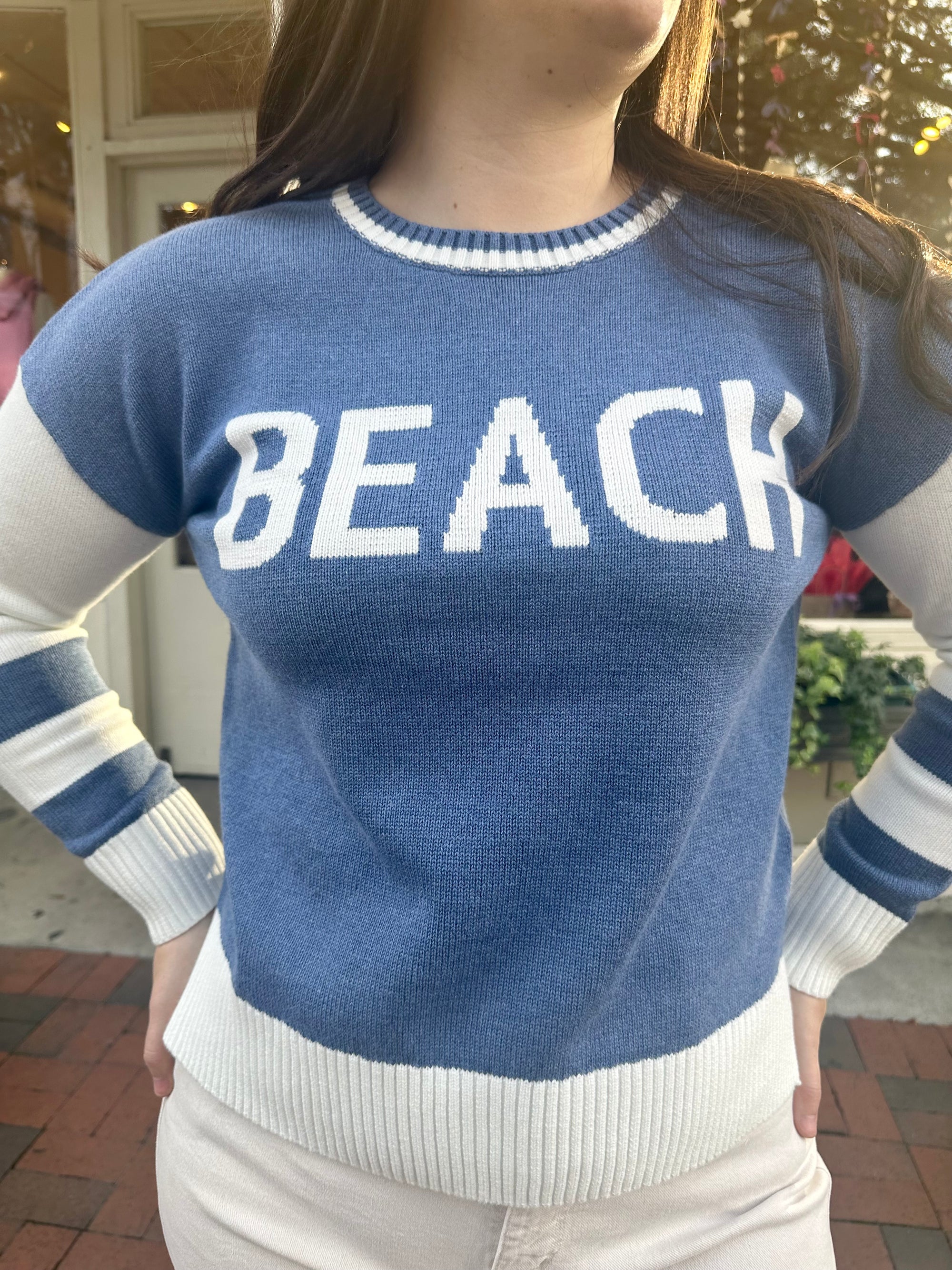 Beach Sweater - Denim