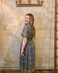 Natalia Maxi Dress - Blue Floral