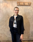 Jenna Fringe Denim Jacket