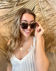 Center Stage Sunglasses - Gray Tortoise