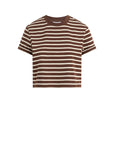 Boxy Tee - Brown & Sand
