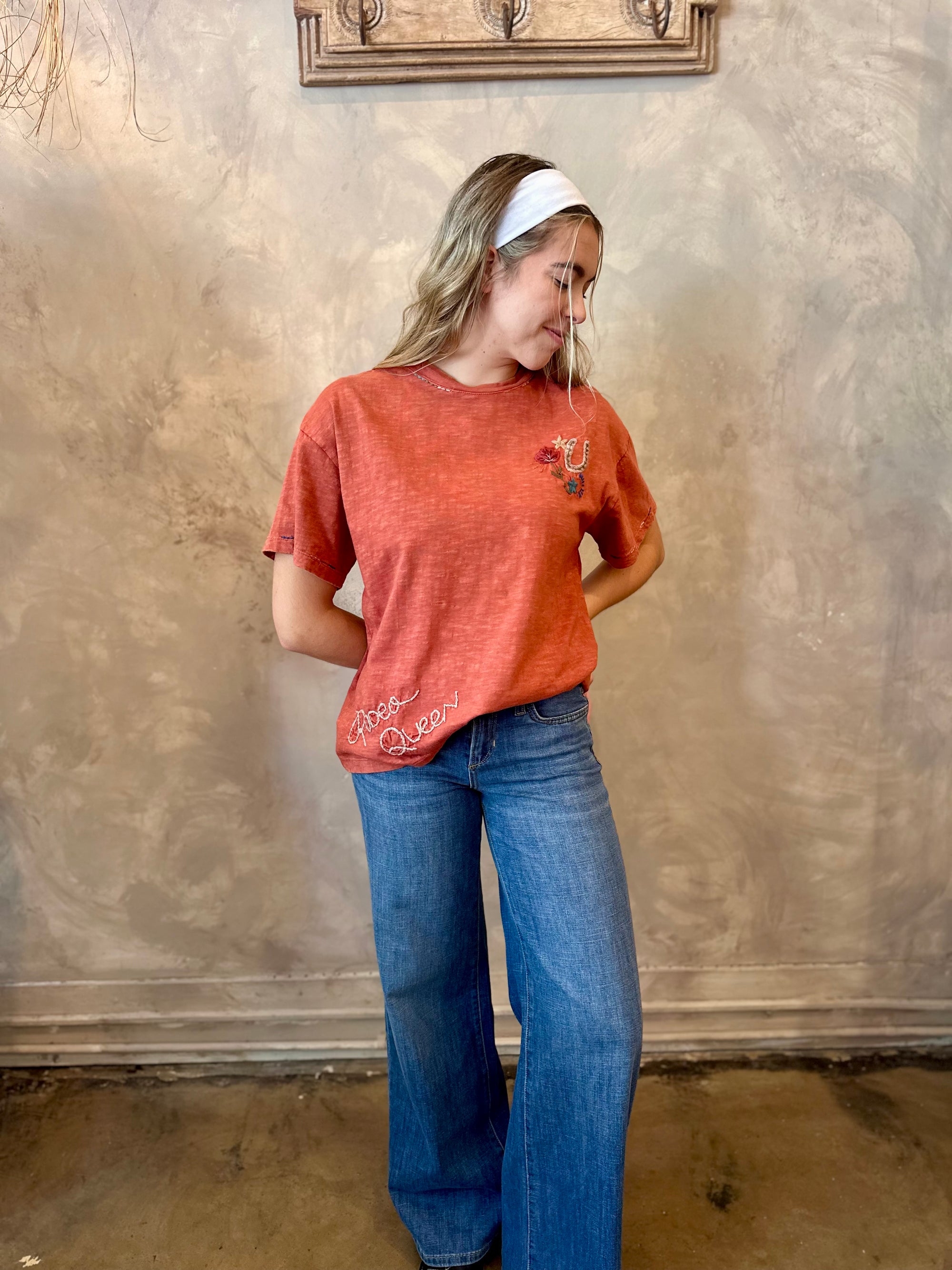 Dolly Rodeo Top - Terracotta