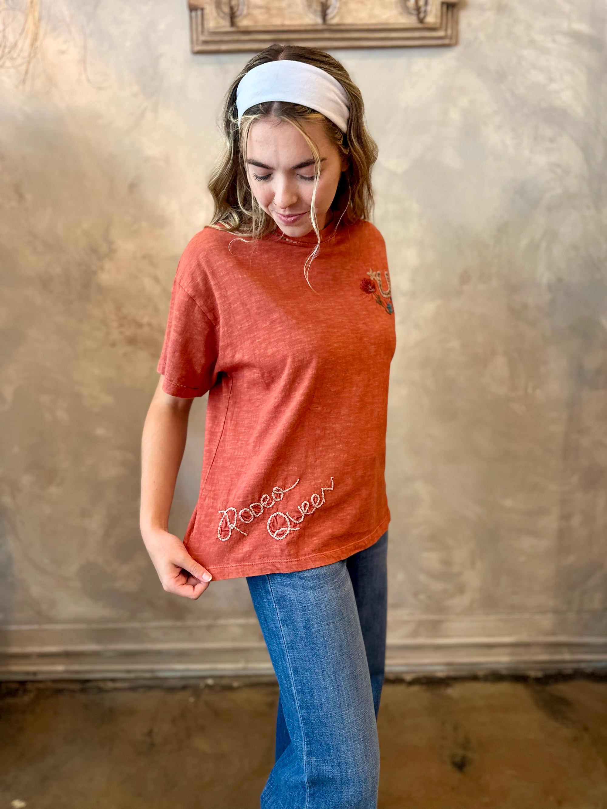 Dolly Rodeo Top - Terracotta