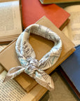 Ivory Paris Map Scarf
