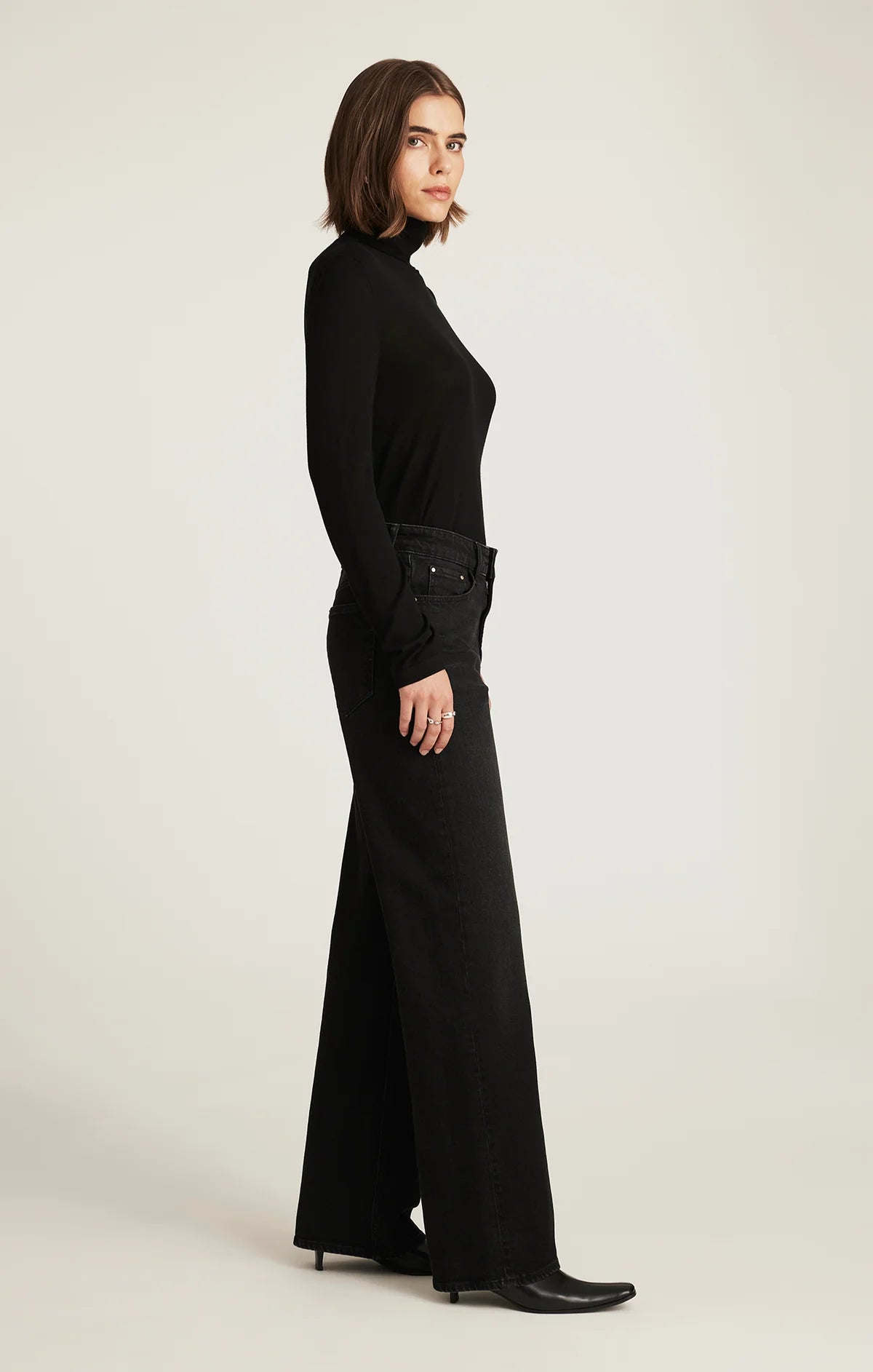 Taylor Straight Jean - Dark Smoke