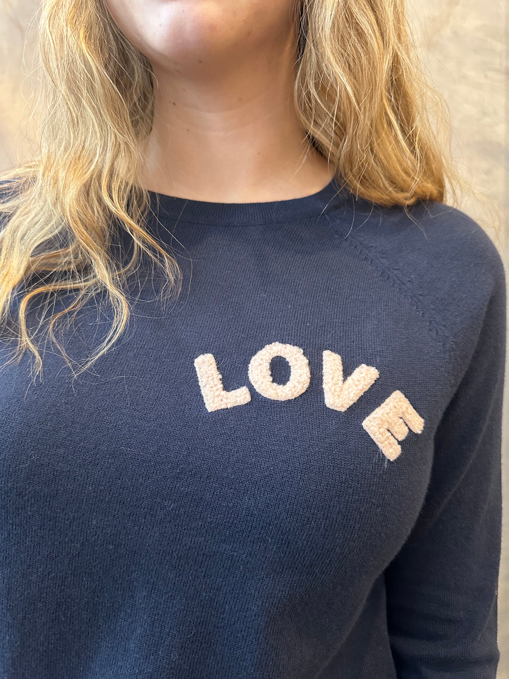 Love Sweater - Navy
