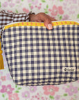Teddy Quilted Zipper Pouch