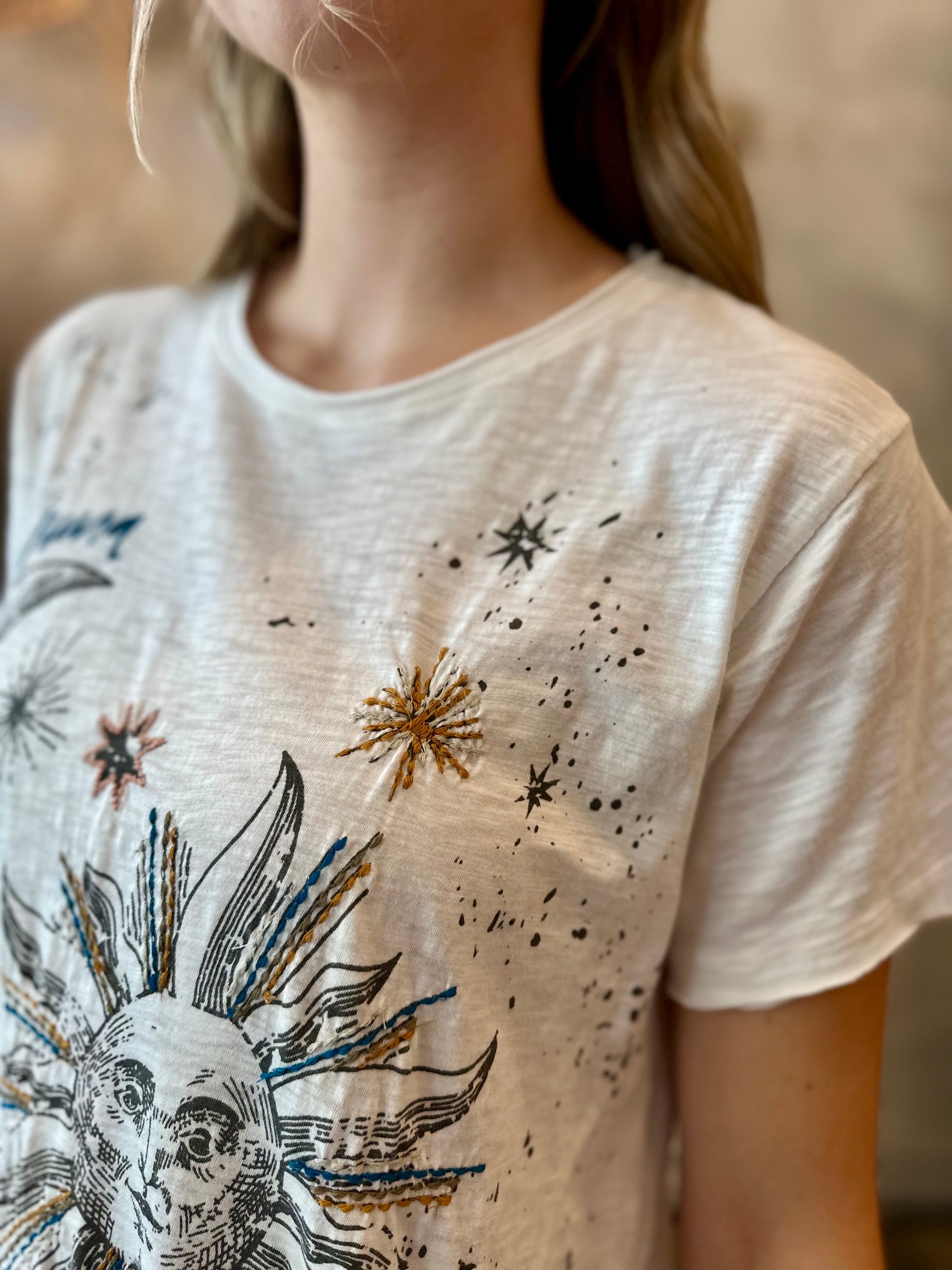 Kara Moon Top - Ivory