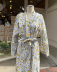 Camelia Blue Robe