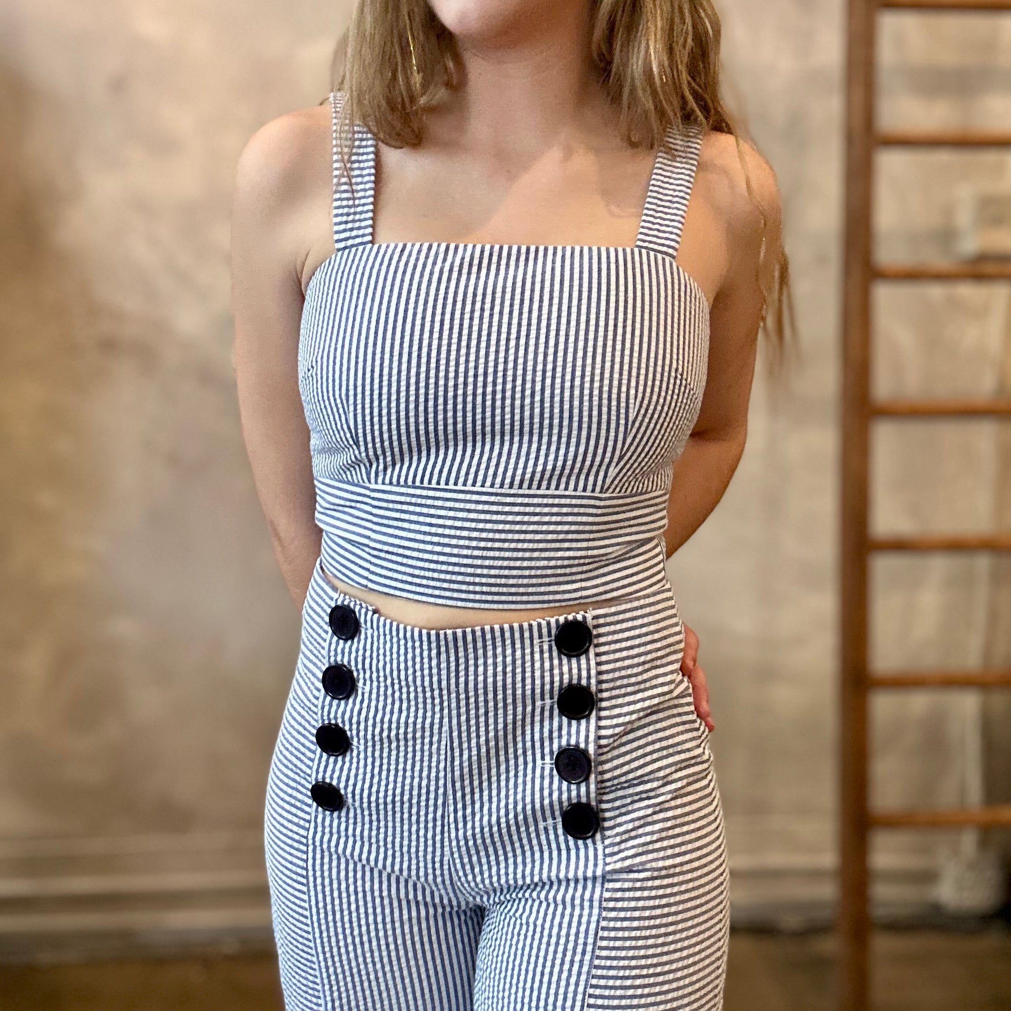 Malitsa Pant - Seersucker