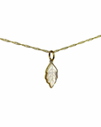 TCP Carved Mother of Pearl Leaf Charm