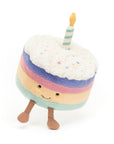 Amuseable Rainbow Birthday Cake