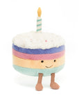 Amuseable Rainbow Birthday Cake