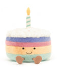 Amuseable Rainbow Birthday Cake