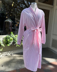 Seersucker Robe - Pink
