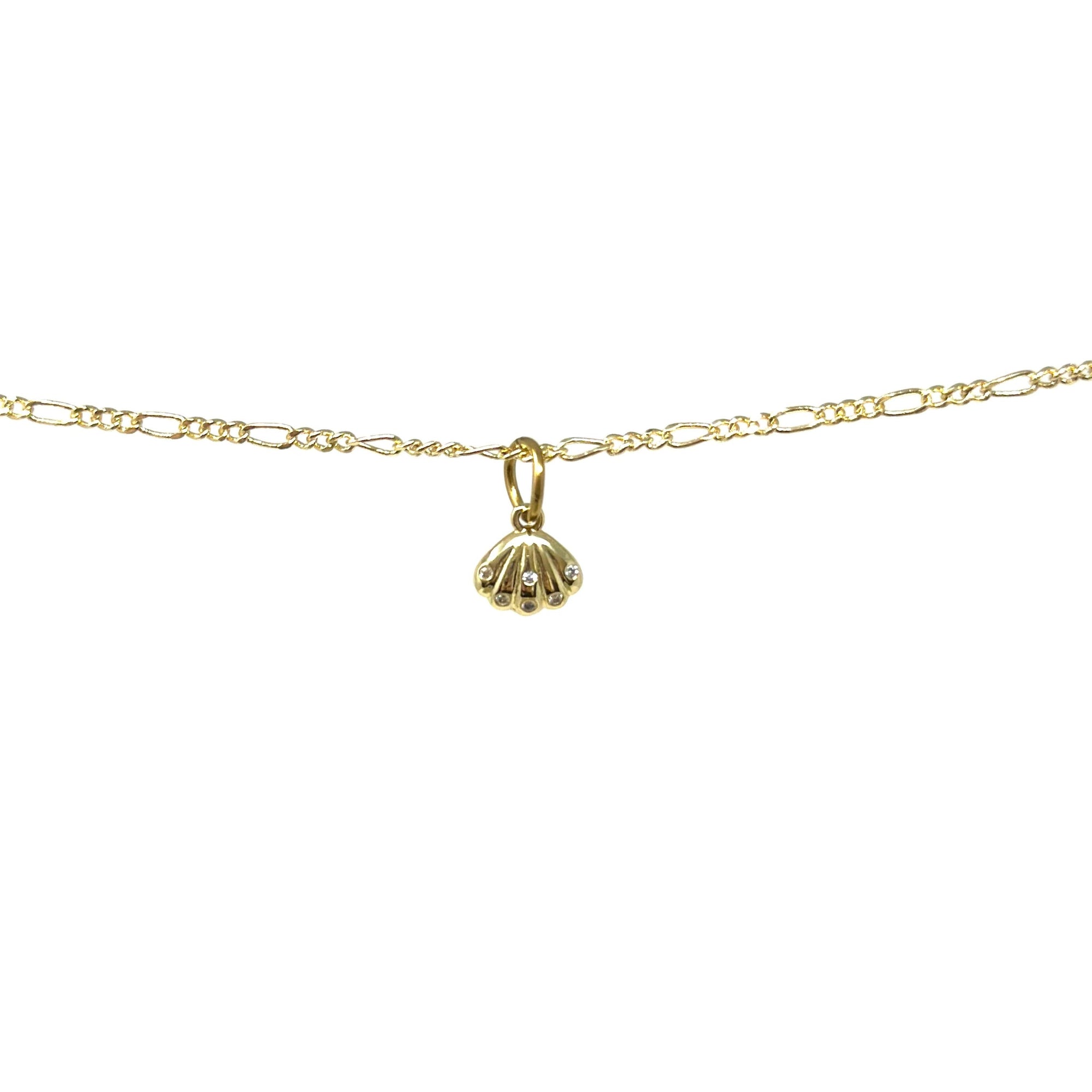 TCP Clam Shell CZ Charm