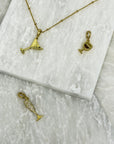 Figgy Champagne Glass Charm
