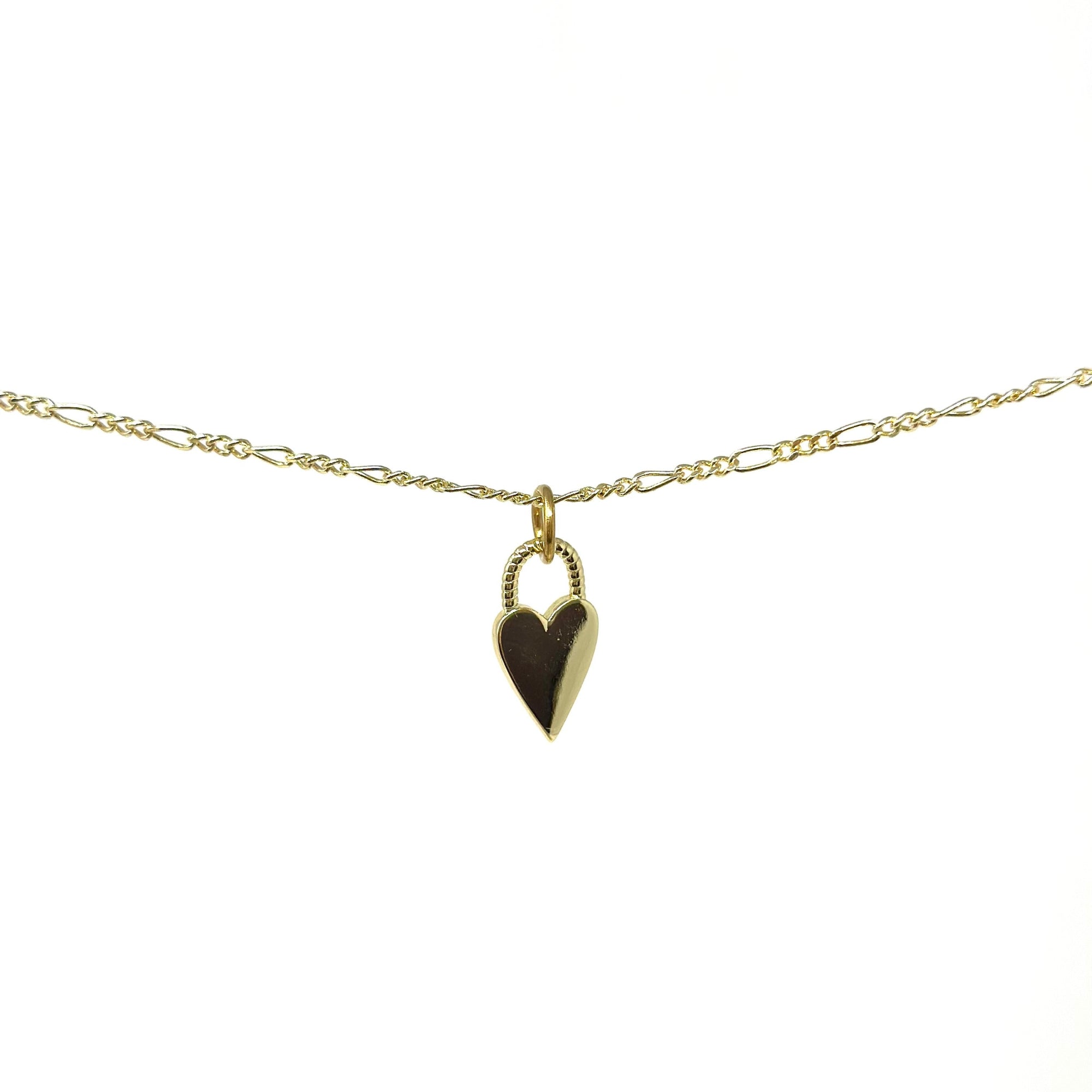 TCP Long Heart Lock Charm