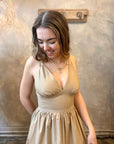 Floria Dress - Khaki
