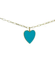 TCP Teal Heart Charm