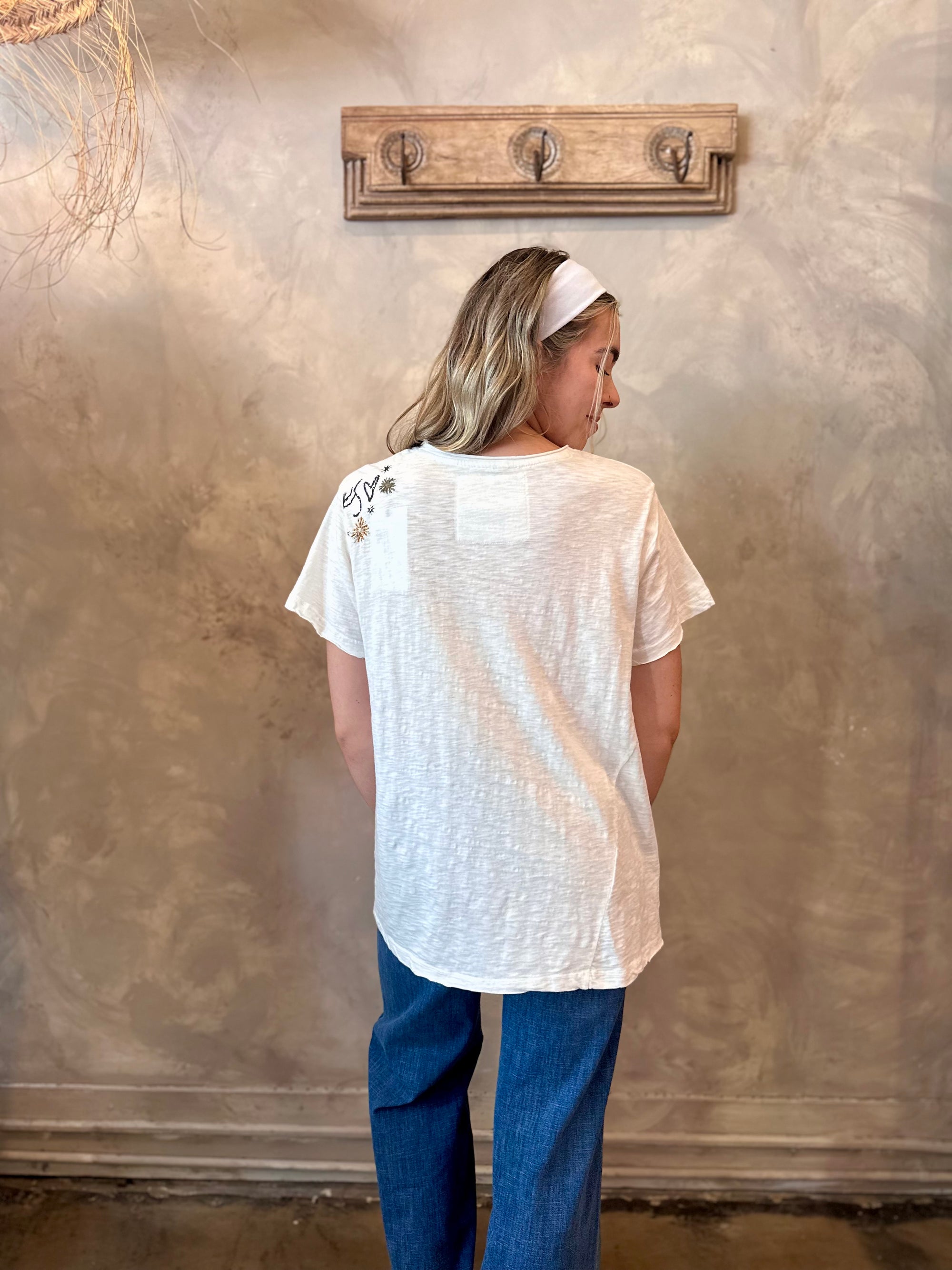 Kara Moon Top - Ivory