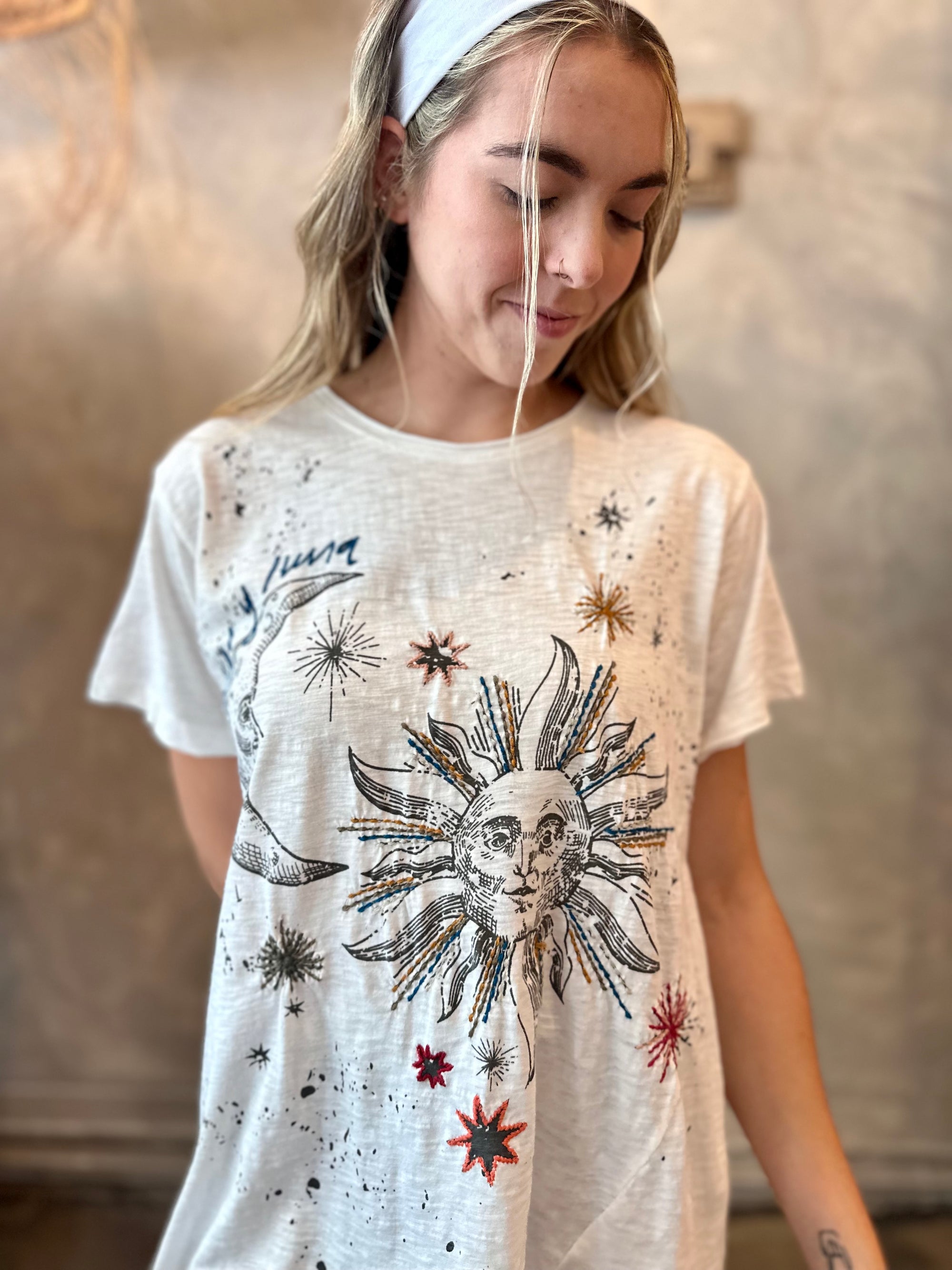 Kara Moon Top - Ivory