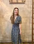 Natalia Maxi Dress - Blue Floral