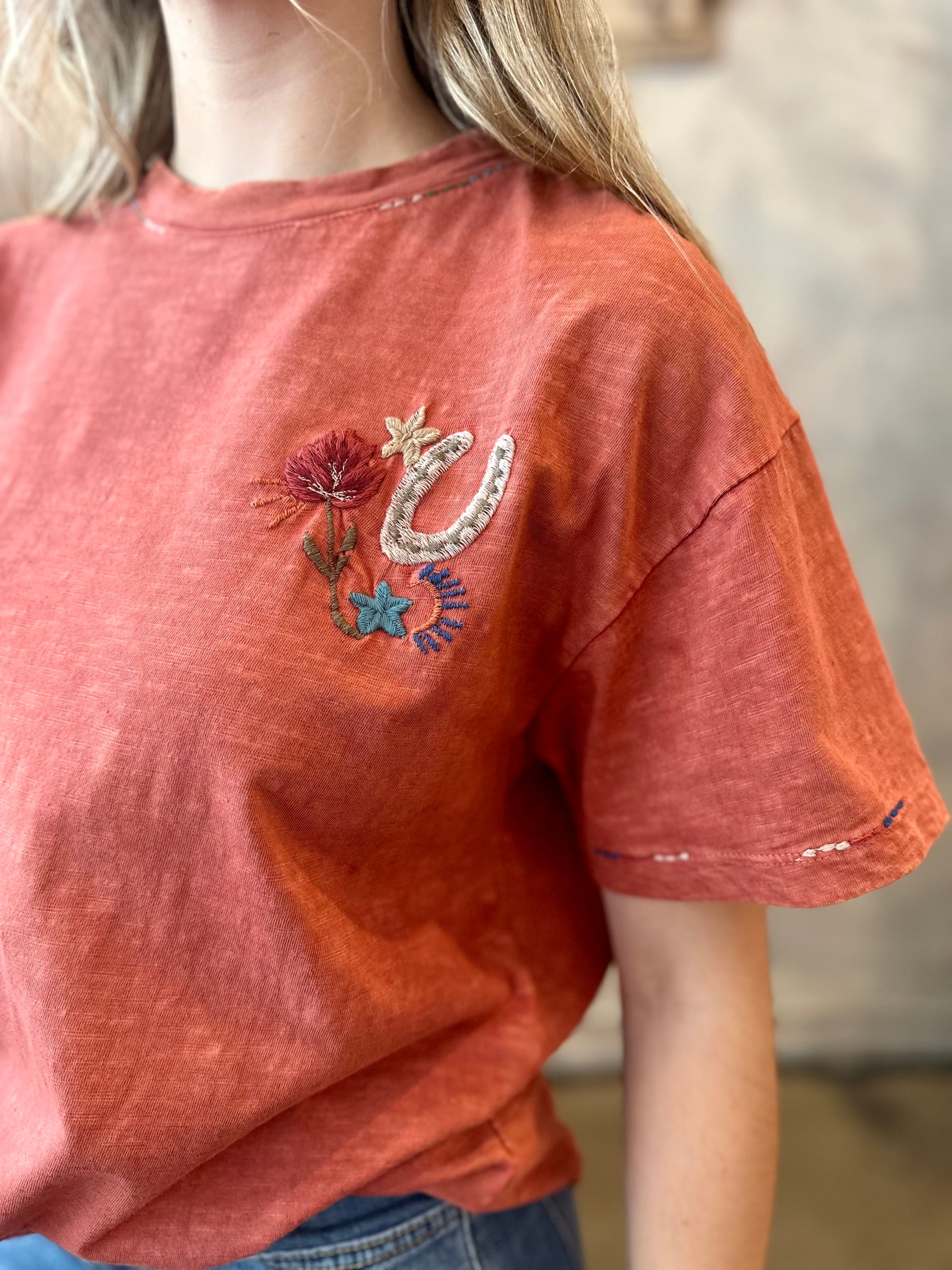 Dolly Rodeo Top - Terracotta