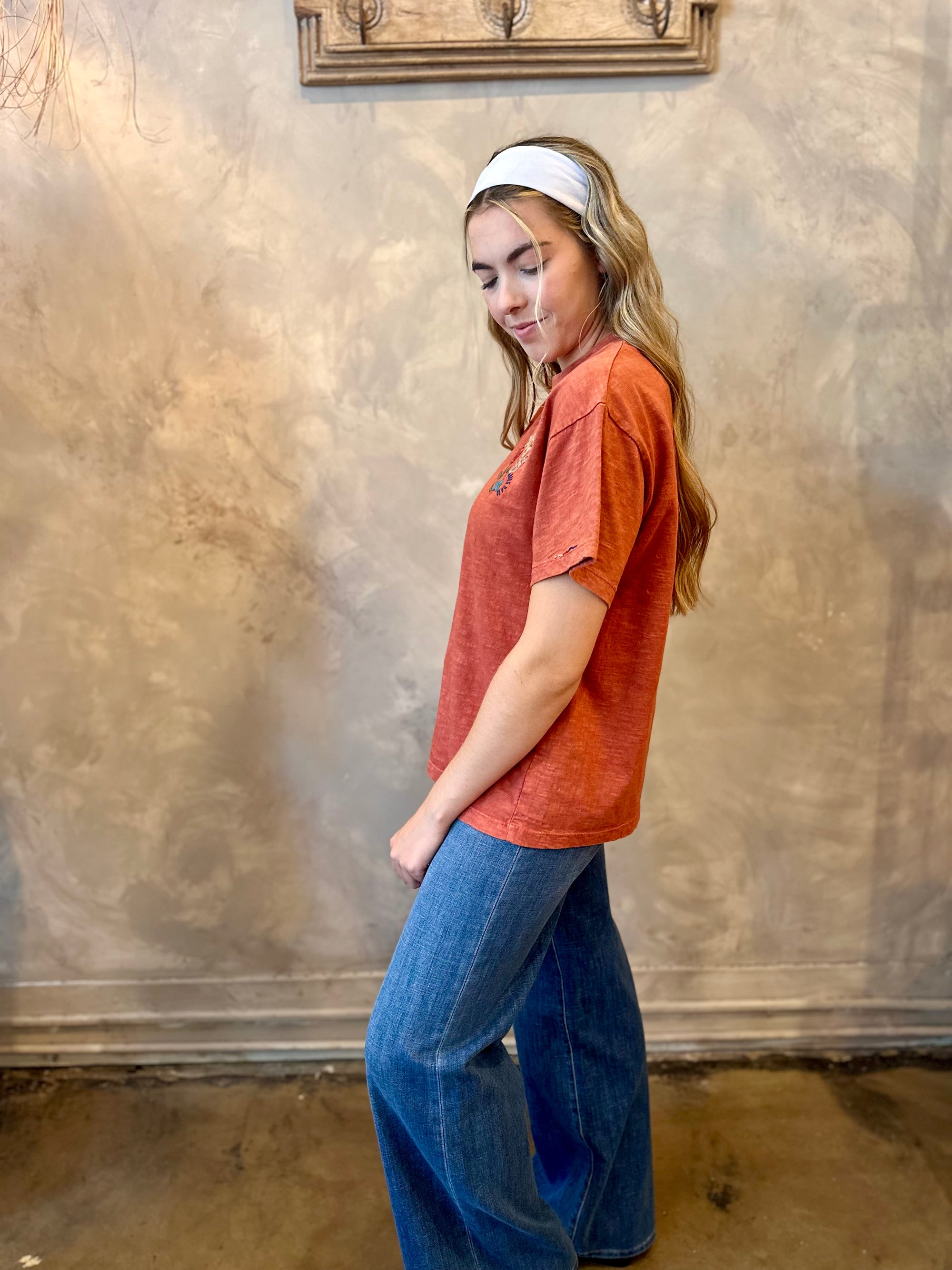 Dolly Rodeo Top - Terracotta