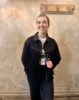Jenna Fringe Denim Jacket