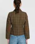 Asher Windowpane Mili Jacket