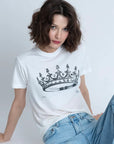Princess Crown White Tee