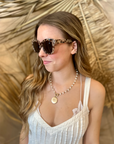 Center Stage Sunglasses - Gray Tortoise
