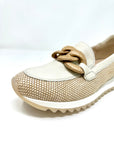 Raffia Chain Loafer