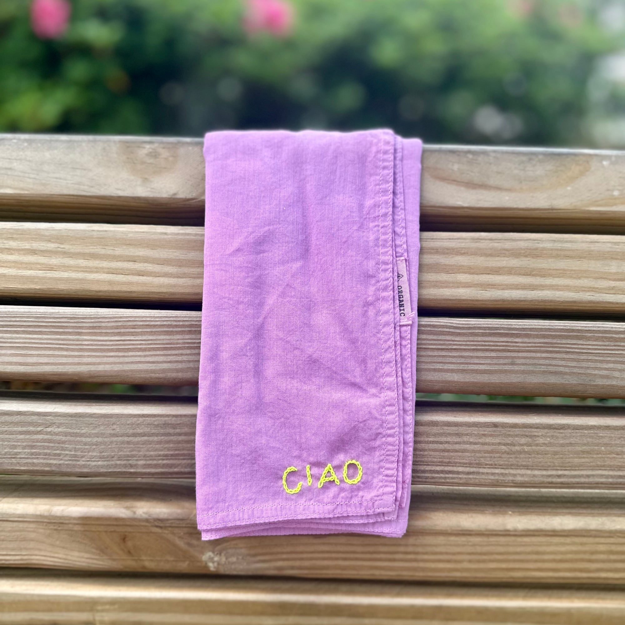 "Ciao" Bandana - Peony