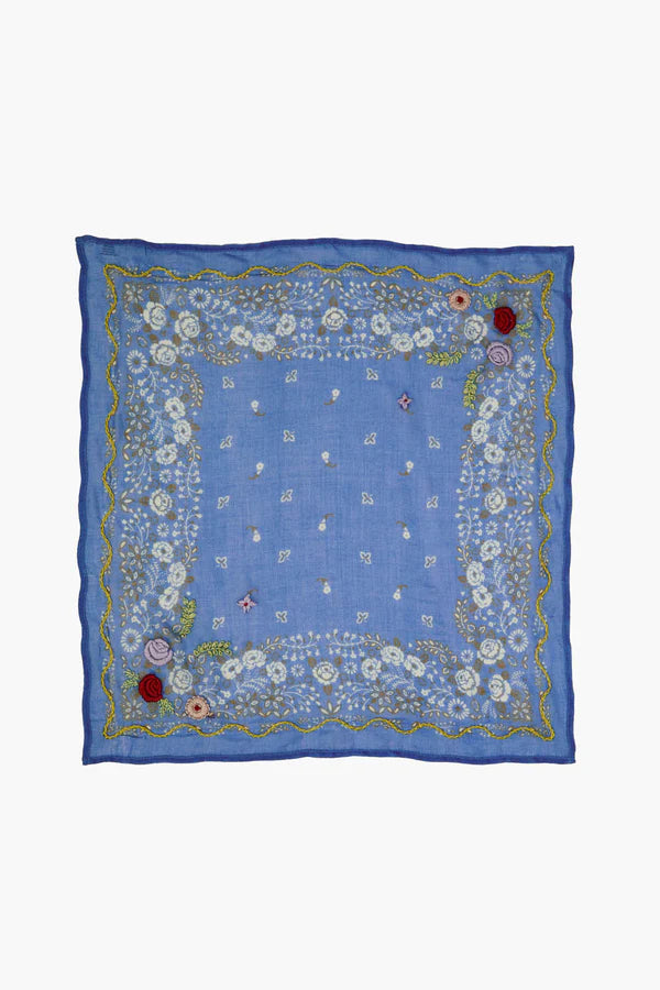 Embroidered Bandana - Granada Sky
