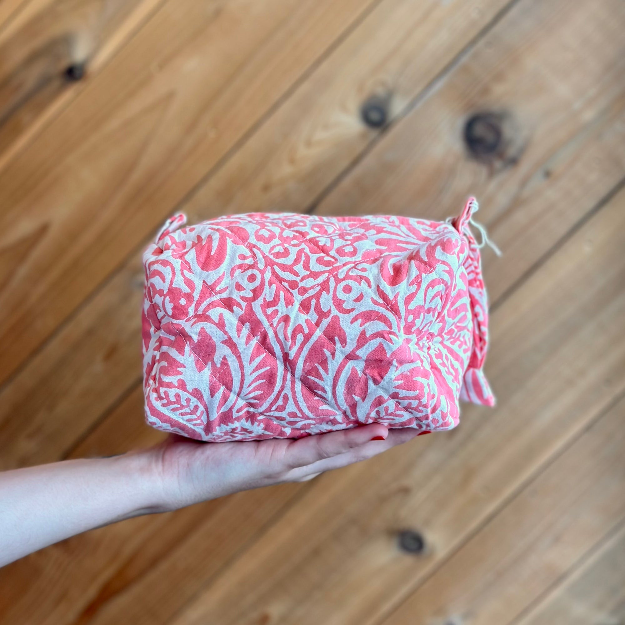 Cosmetic Bag - Cypress Coral
