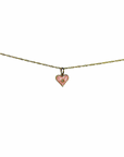 TCP Pink Tiled Heart Crystal Charm