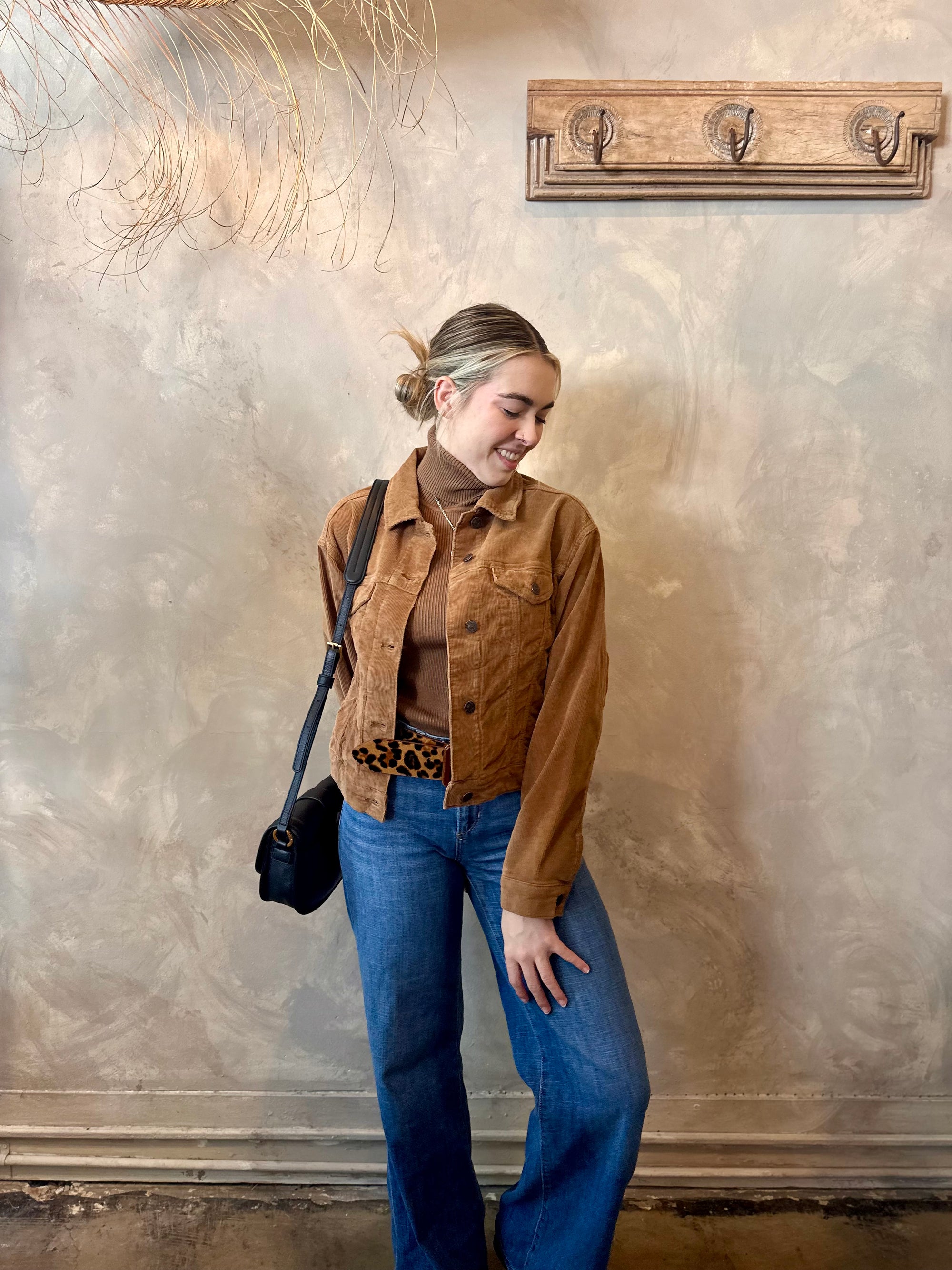 Megi Camel Corduroy Jacket