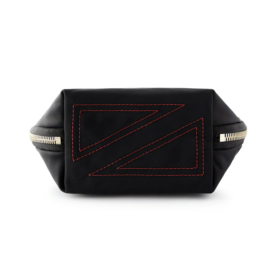 Kusshi Everyday Makeup Bag - Black & Red