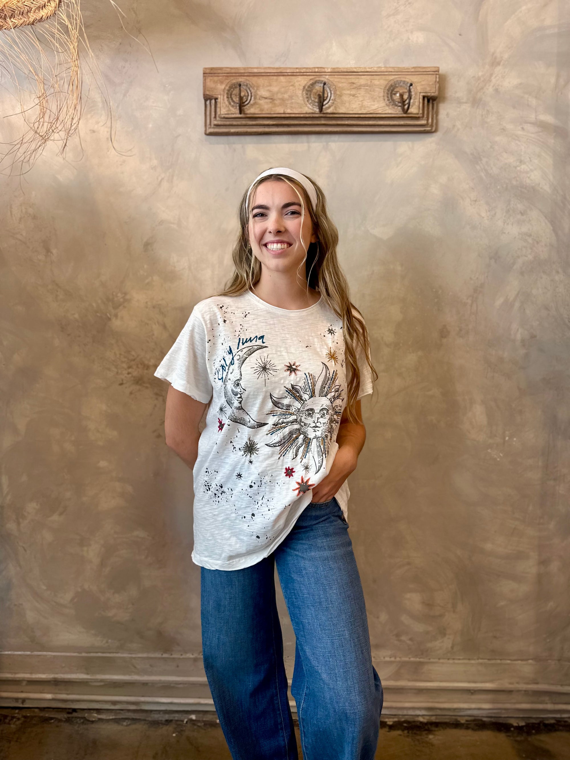 Kara Moon Top - Ivory