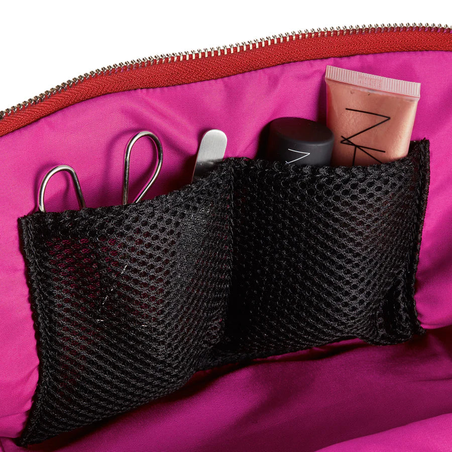 Kusshi Signature Makeup Bag - Red & Pink